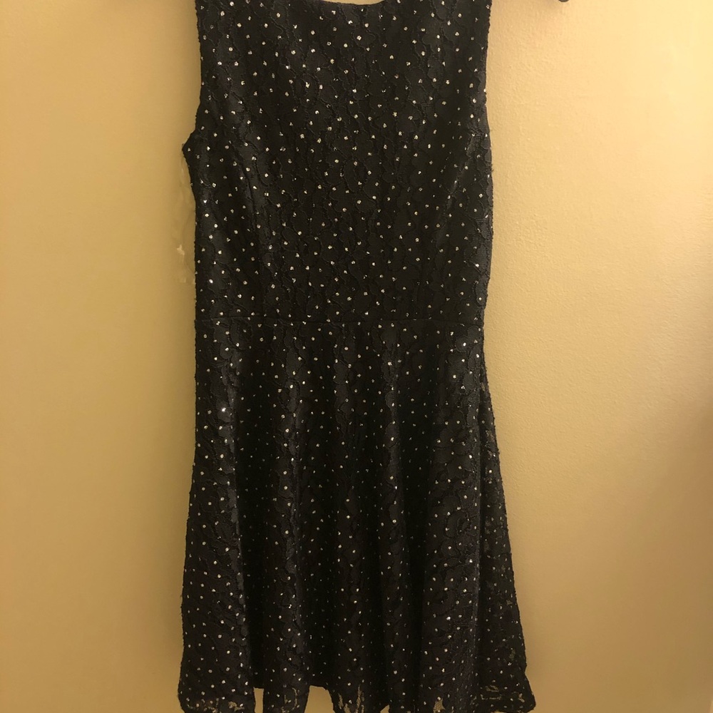 Black rhinestone dress
